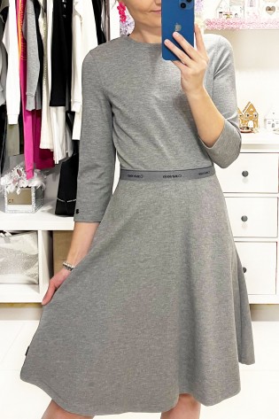 Šaty Calvin Klein šedé